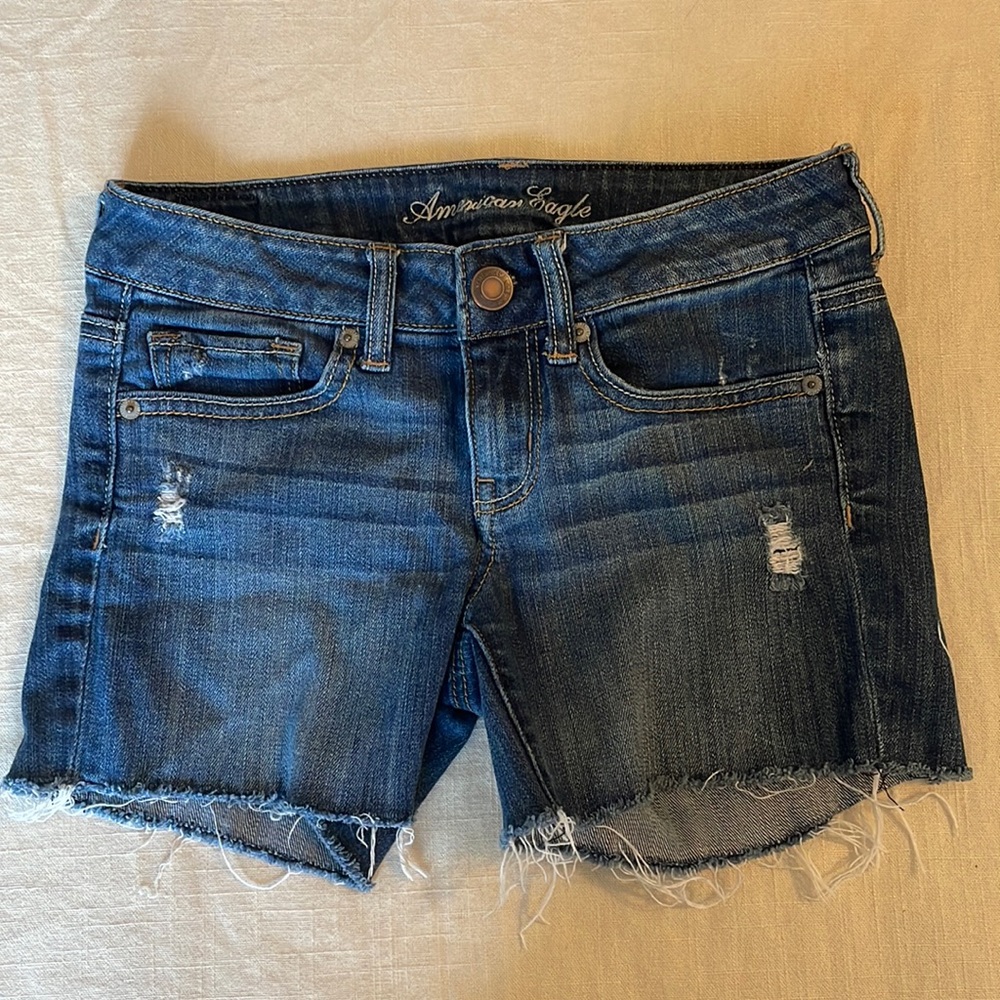 American eagle stretch shorts size 2